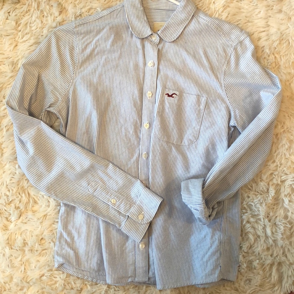 Hollister button down collared long sleeve